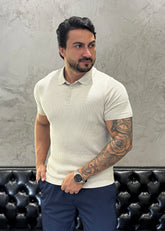 Polo Tricot Luxo Areia