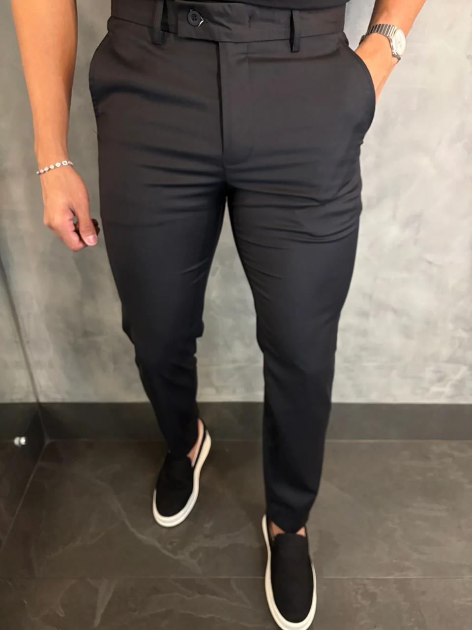 Calça Alfaiataria Skinny Preto