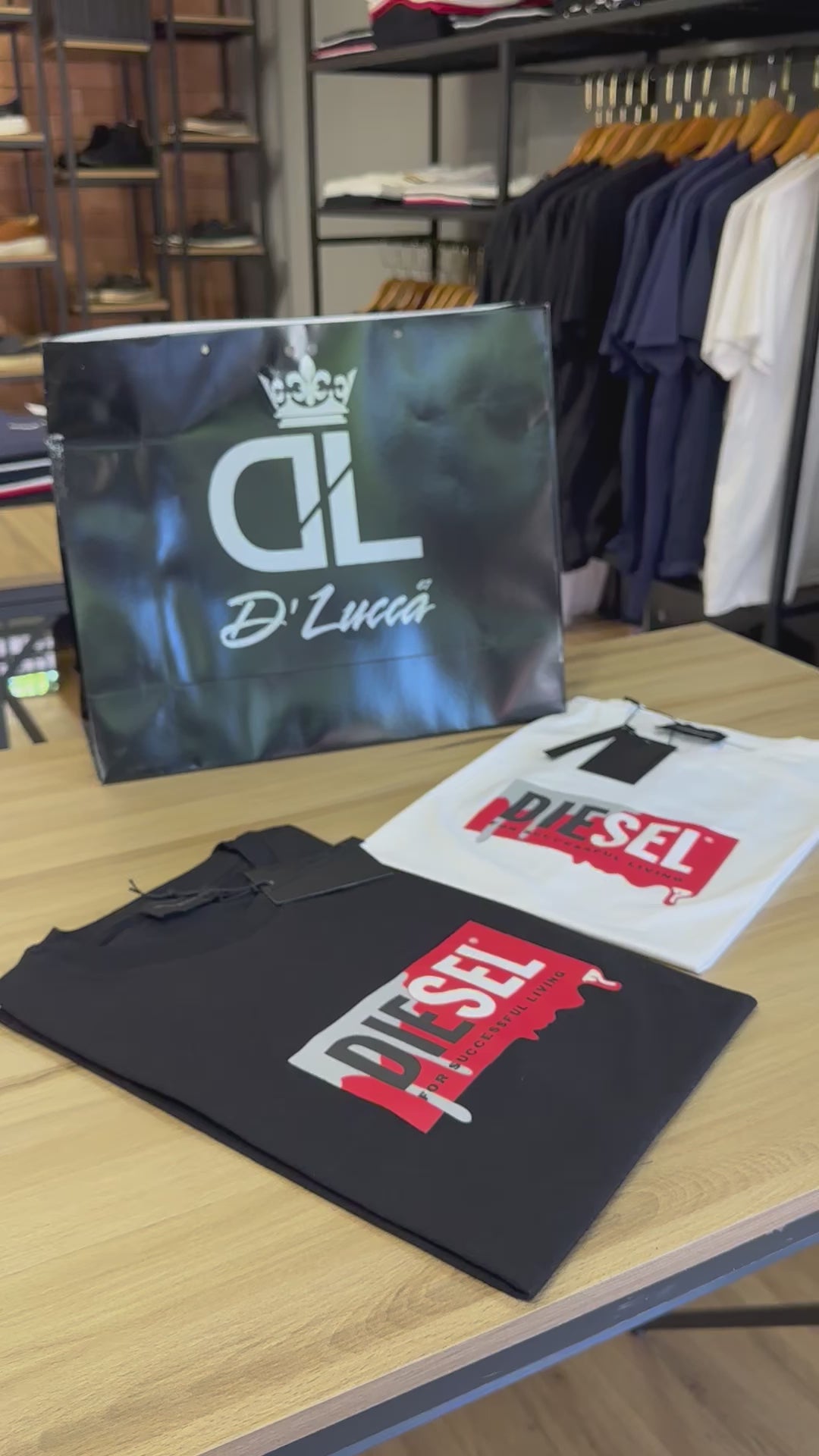 T-Shirt Diesel Branca