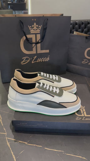 Sneaker DL67 Branco c/ Neon