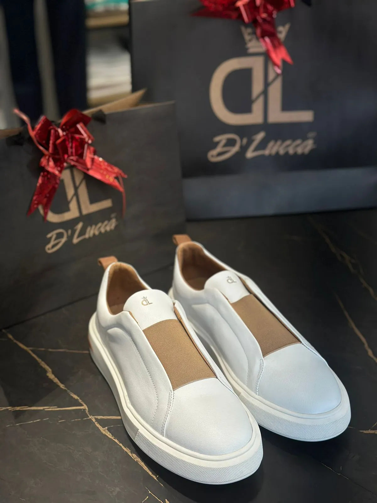 Sneaker DL67 Elastico Branco
