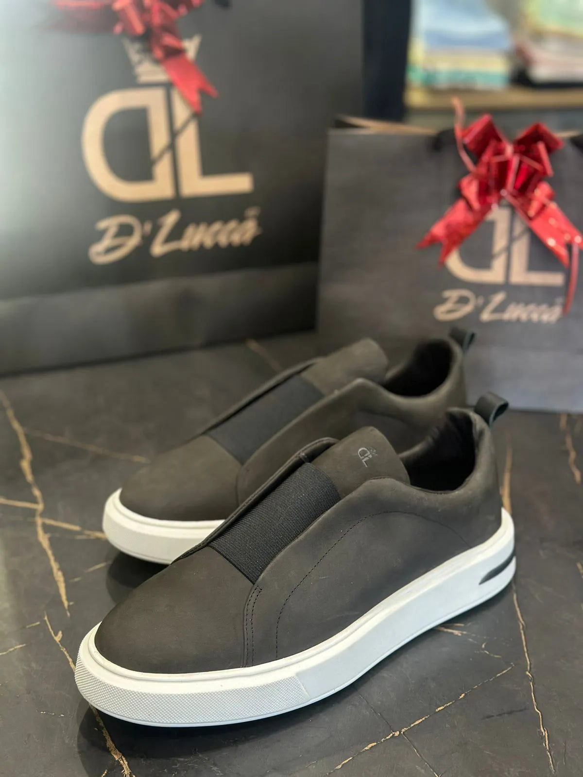Sneaker DL67 Elastico Cinza